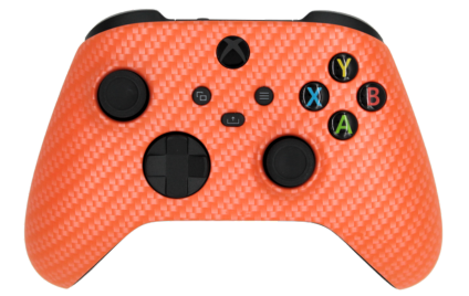 XBX custom orange carbon fiber modded eSports Pro Controller