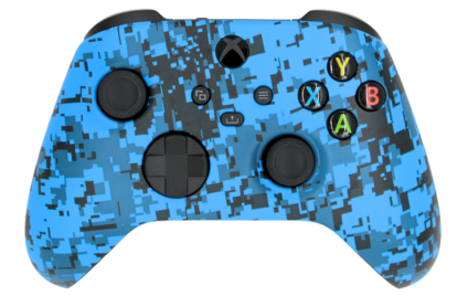 XBX custom blue urban modded eSports Pro Controller