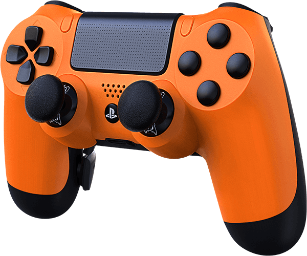 orange camo ps4 controller