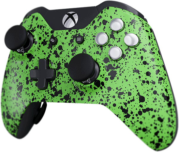 green and black xbox one controller